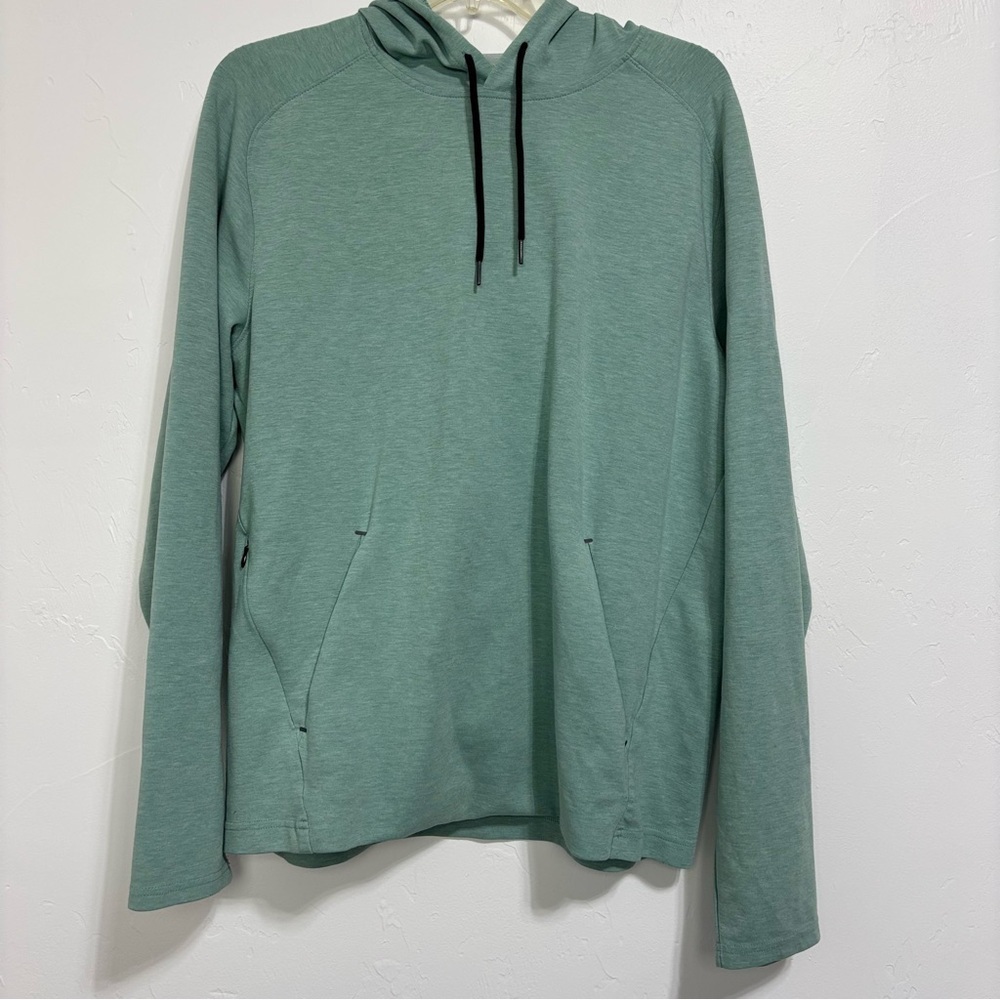 Old Navy Active Dynamic Fleece 4 Way Stretch Men's Large Hoodie Green Pullover